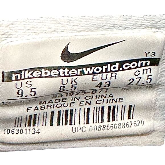 Nike LeBron XIII Low Basketball Shoes Grey Gold Mens Size 9.5 Medium Pre-Owned - Picture 5 of 9